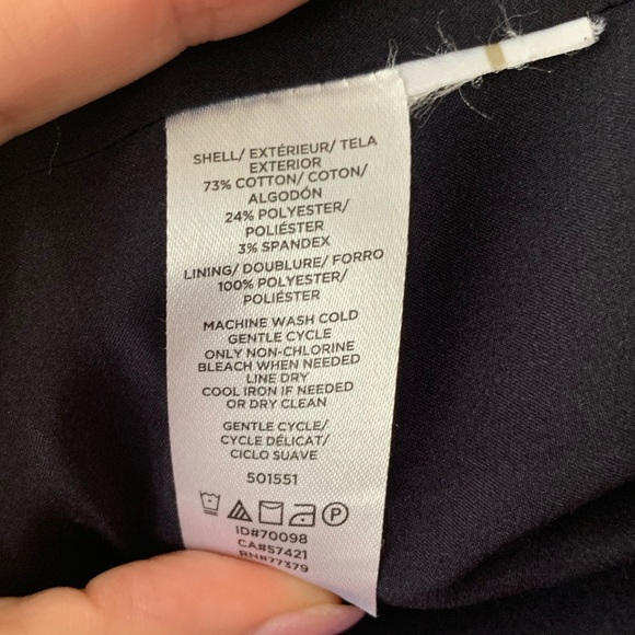 Ann Taylor Navy Suit Jacket EUC - Picture 4 of 5